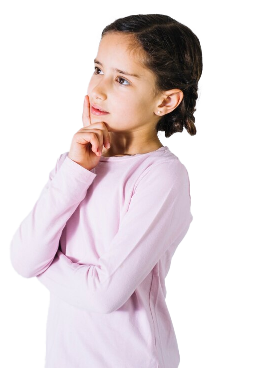 Niña se pregunta